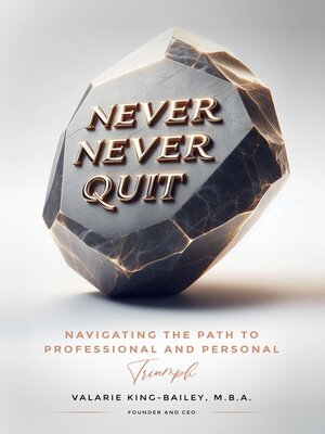cover image of NEVER, NEVER QUIT